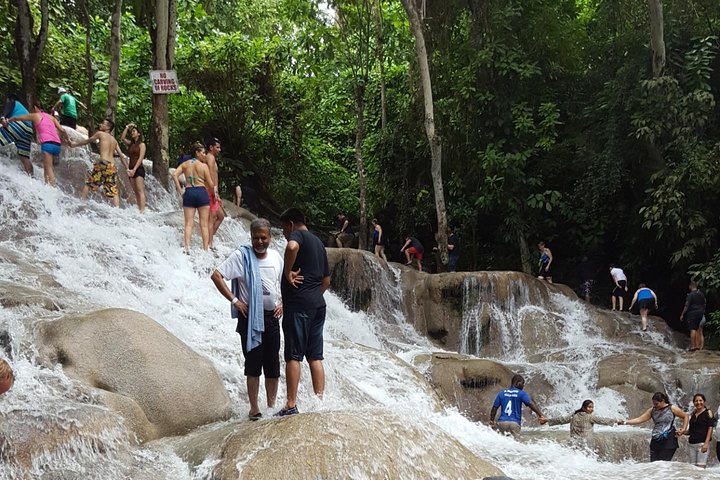 Dunn's River Falls and Beach From Ocho Rios Jamaica 